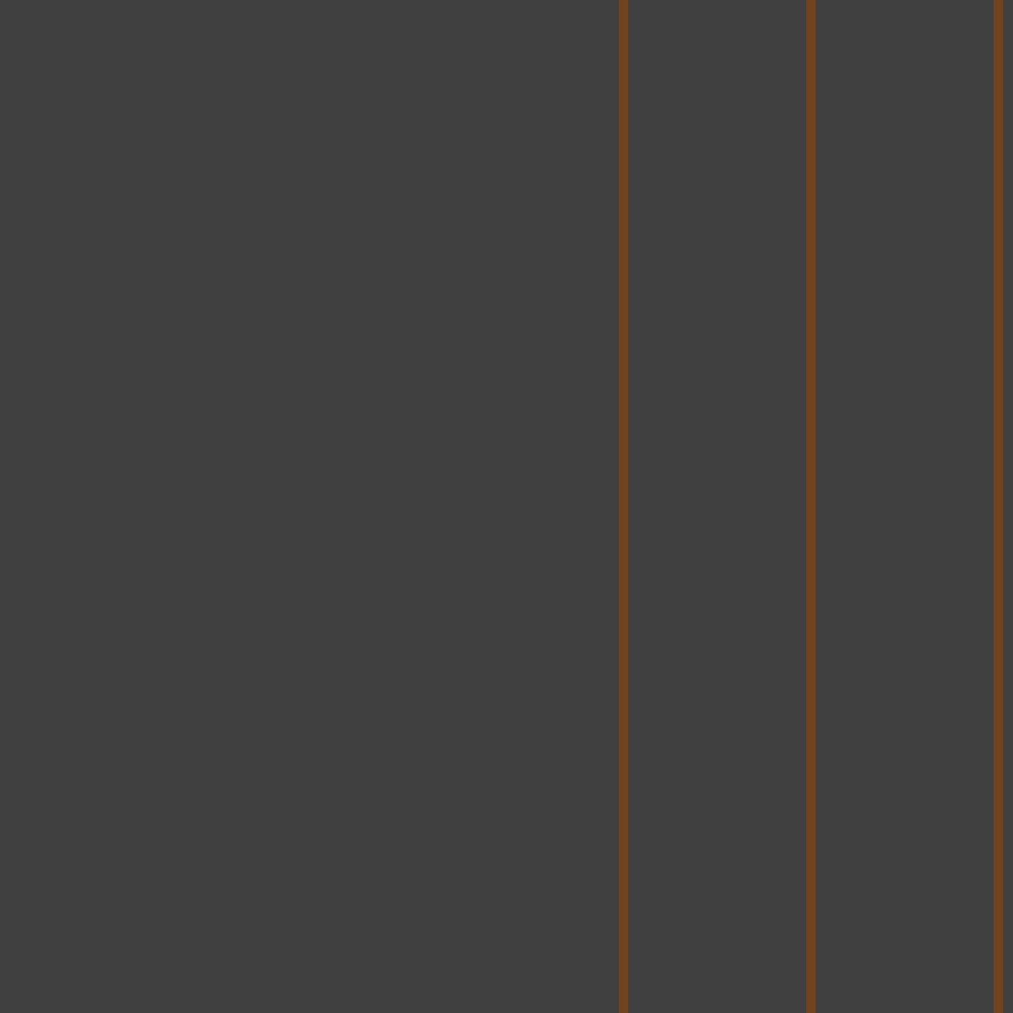 Americana-Inspired Pinstripe Wallpaper in Black and Rust Brown – Tahquitz