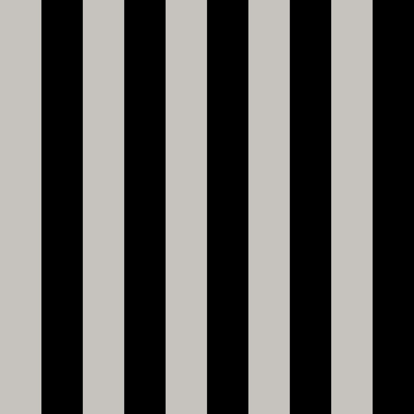 Alegre wallpaper pattern detail – black and grey stripes on smooth finish