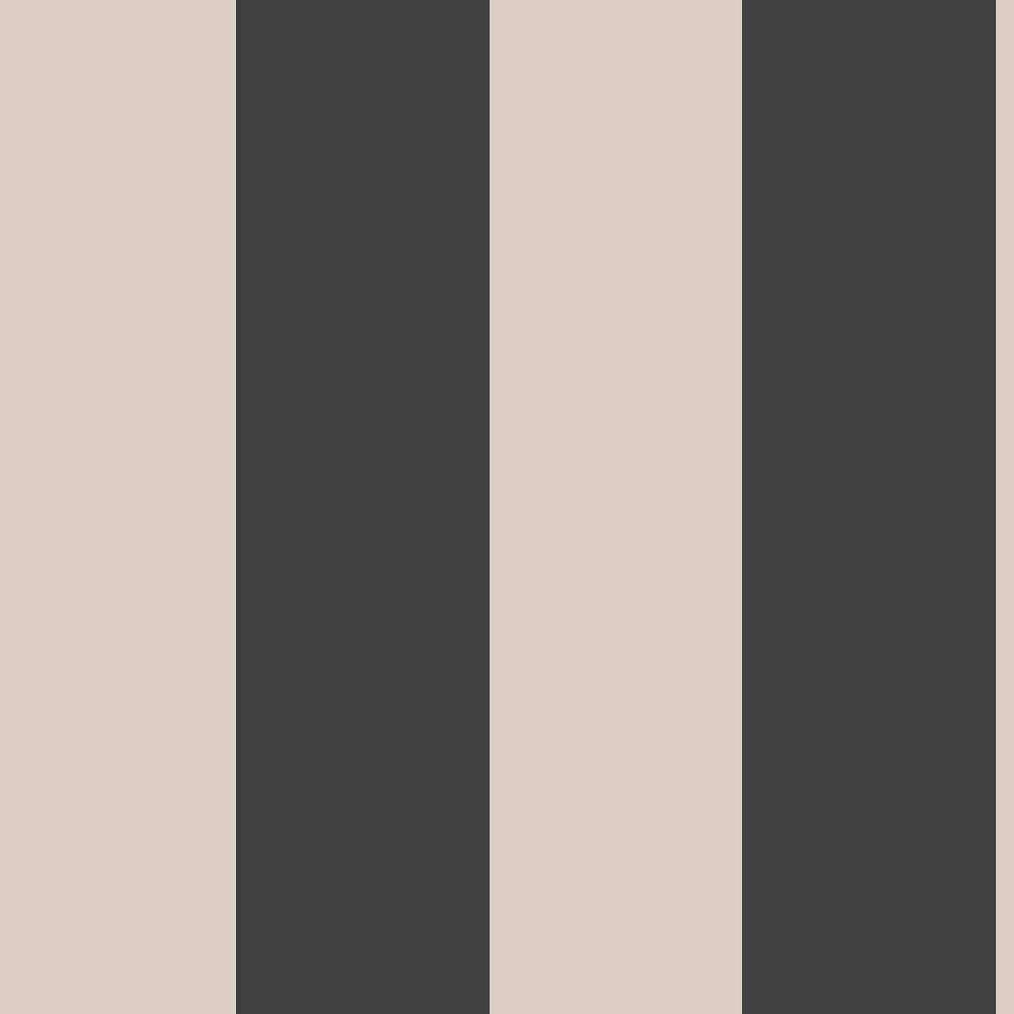 Emerson wallpaper pattern detail – soft black and warm off-white stripes
