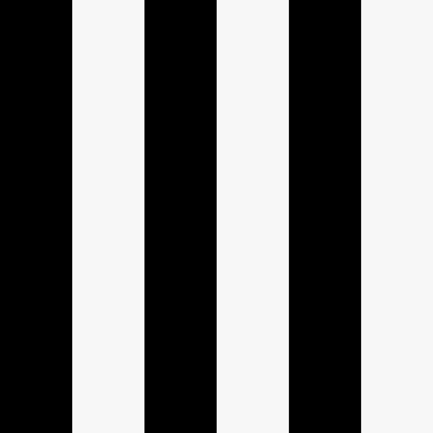 Bold Black and White Striped Wallpaper - Grandeur