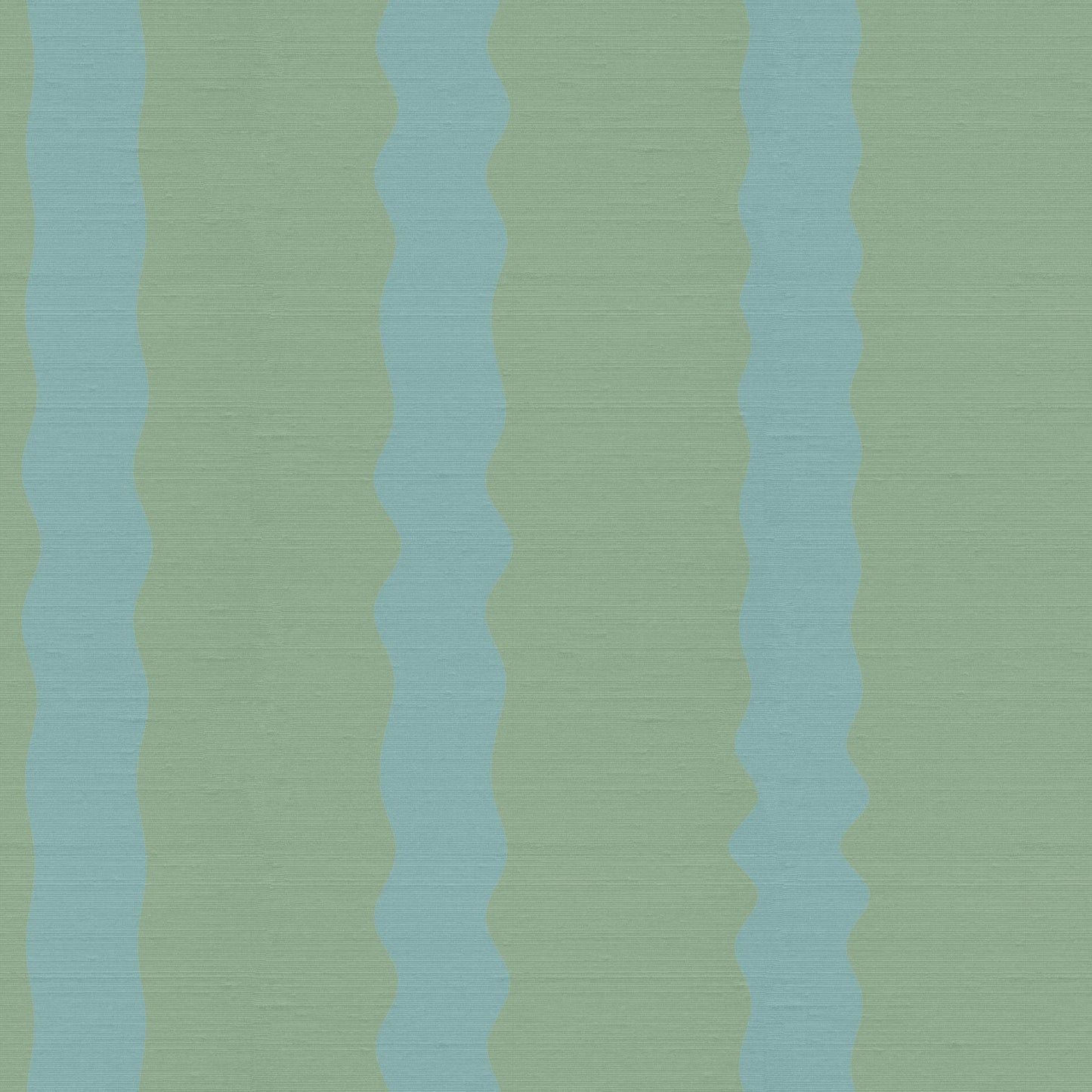 Green and Blue Wavy Striped Wallpaper Pattern – Maiden Celadon Eucalyptus