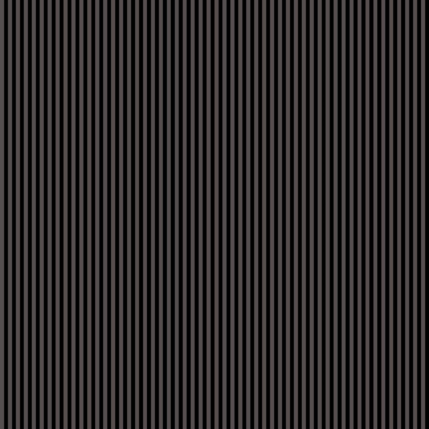 Taos wallpaper detail – ¼-inch black and near-black charcoal stripes in smooth finish