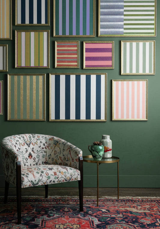 10 Creative Ways to Use Striped Wallpaper Other Than Wall Covering