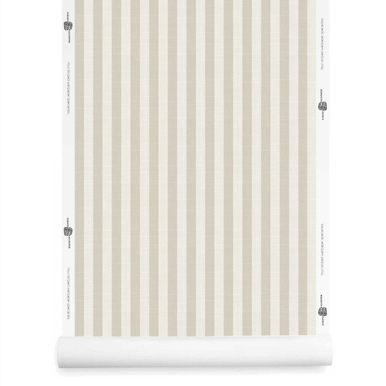 Beige & White Striped Wallpapers for Warm, Airy & Relaxed Interiors