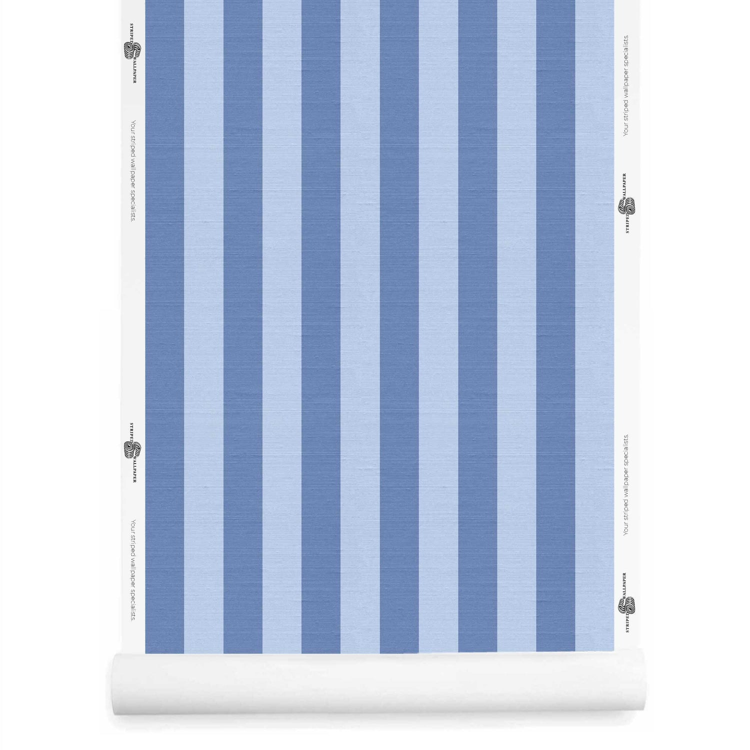 Blue Striped Wallpaper