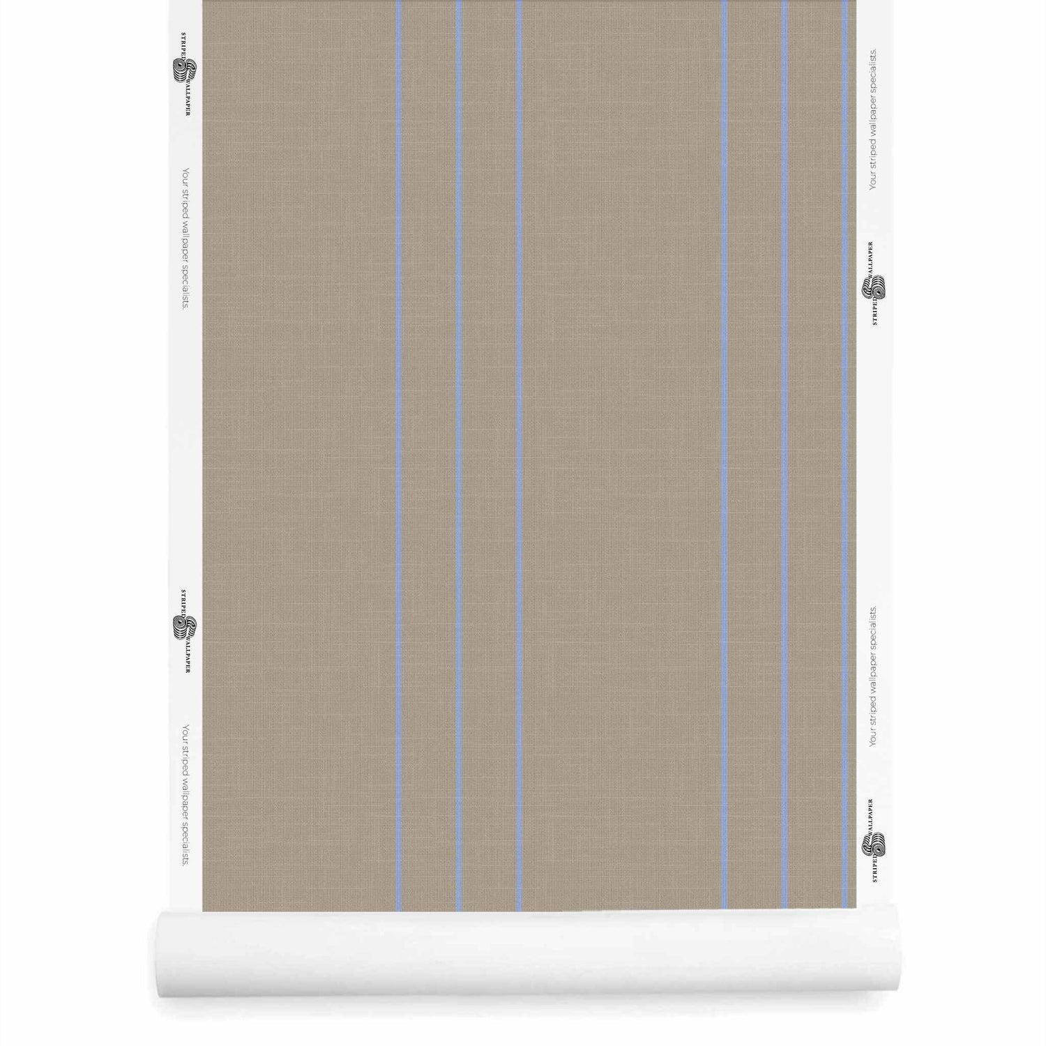 Linen Wallpaper | Striped Wallpaper with a Textured Linen Look