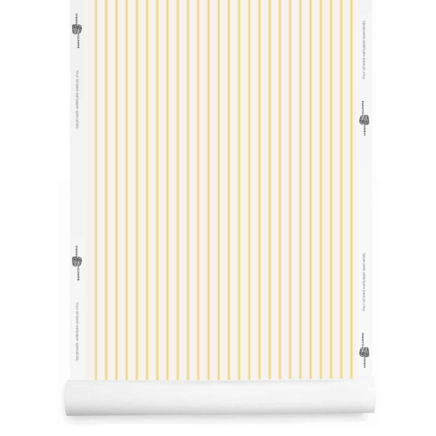 Lemon Striped Wallpapers for Cheerful, Sunlit & Irreverent Interiors