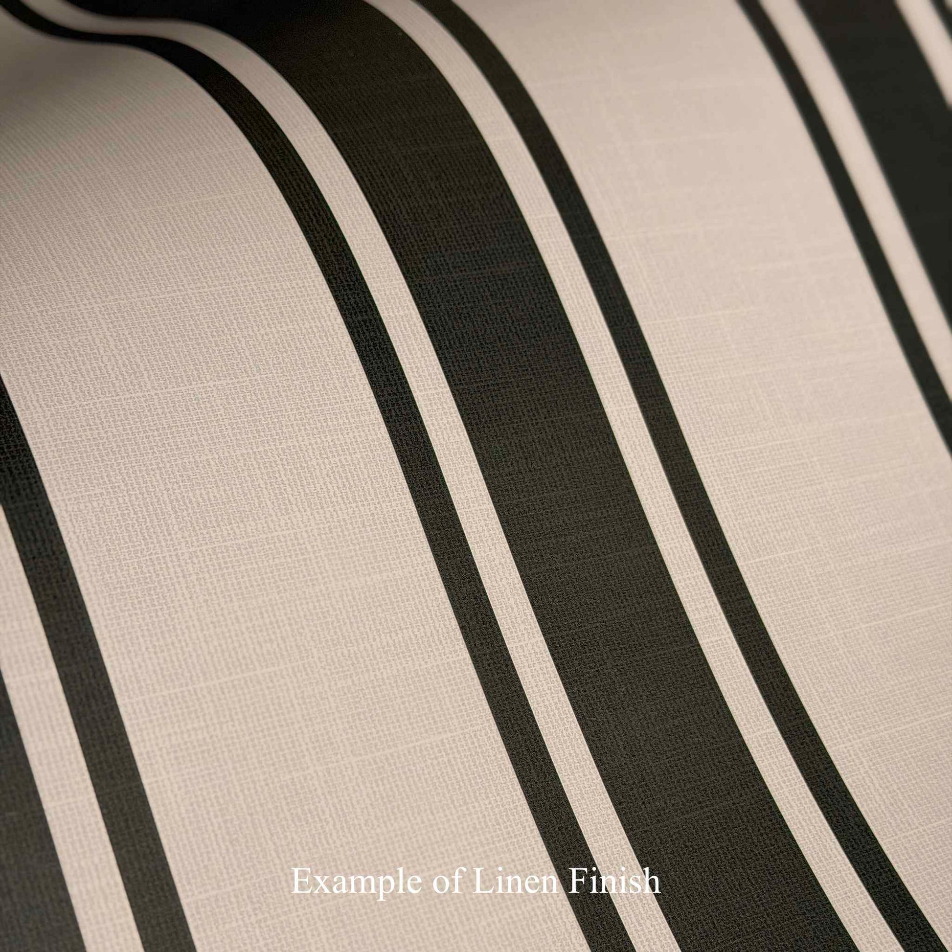 A closeup example of Stripe Wallpaper Studio's linen finish look.