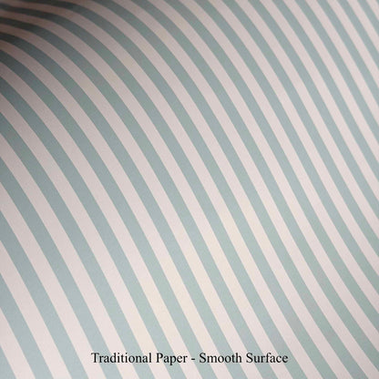 A closeup example of Stripe Wallpaper Studio's smooth, traditional paper wallpaper.