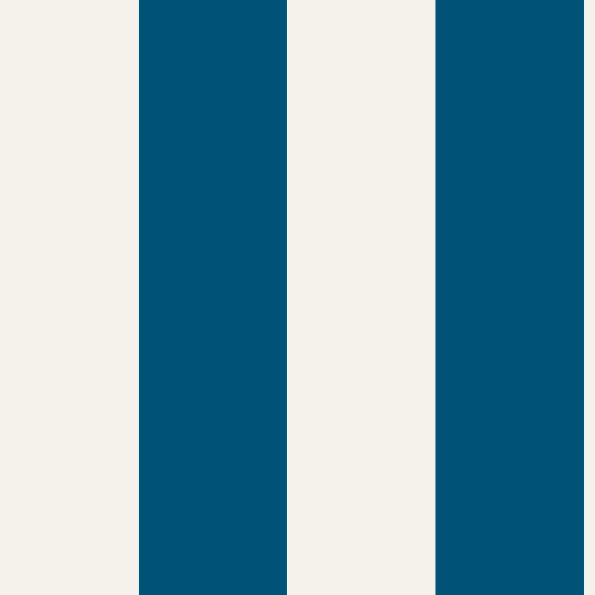 Blue and cream stripe wallpaper pattern detail – deep ocean stripes on smooth matte paper