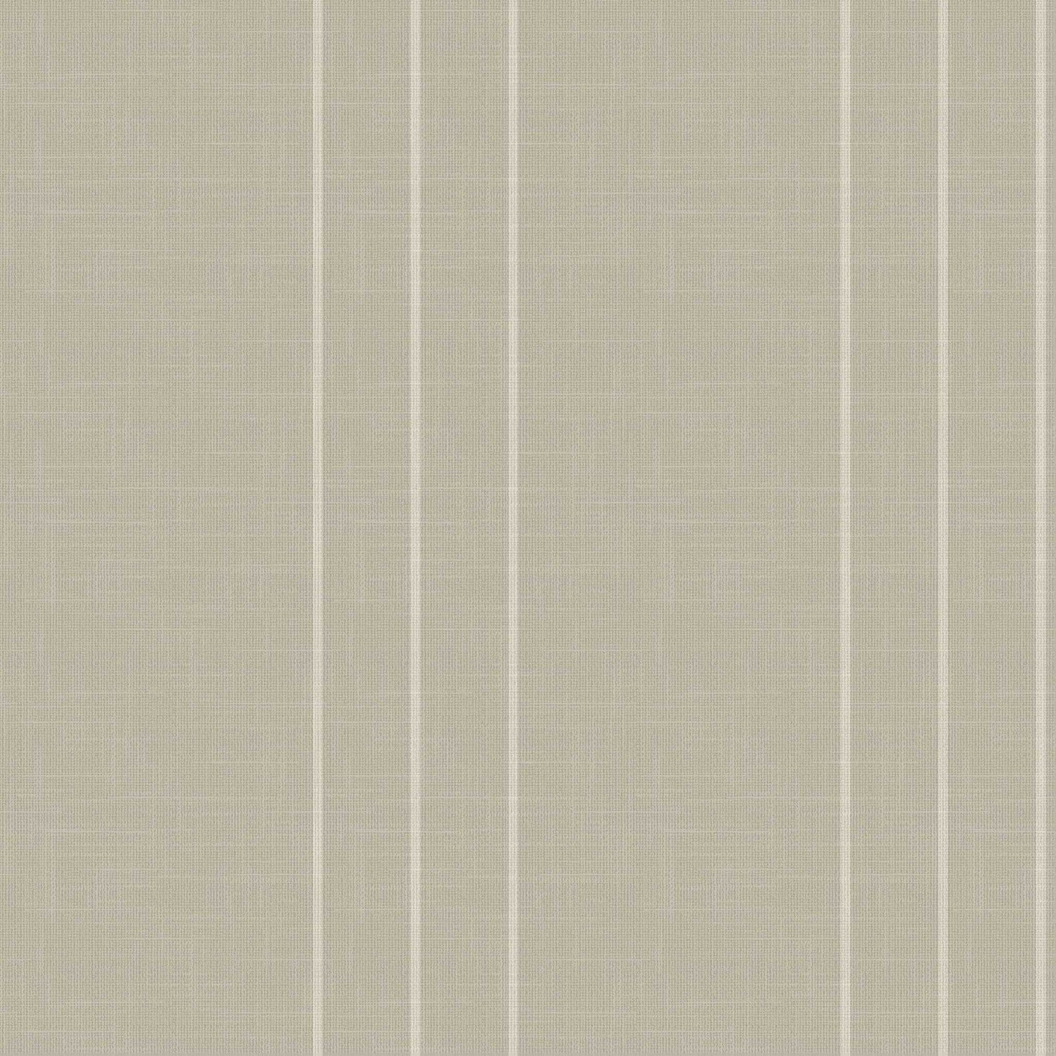 Arno wallpaper pattern with laurel and warm stone pinstripes with linen-inspired finish