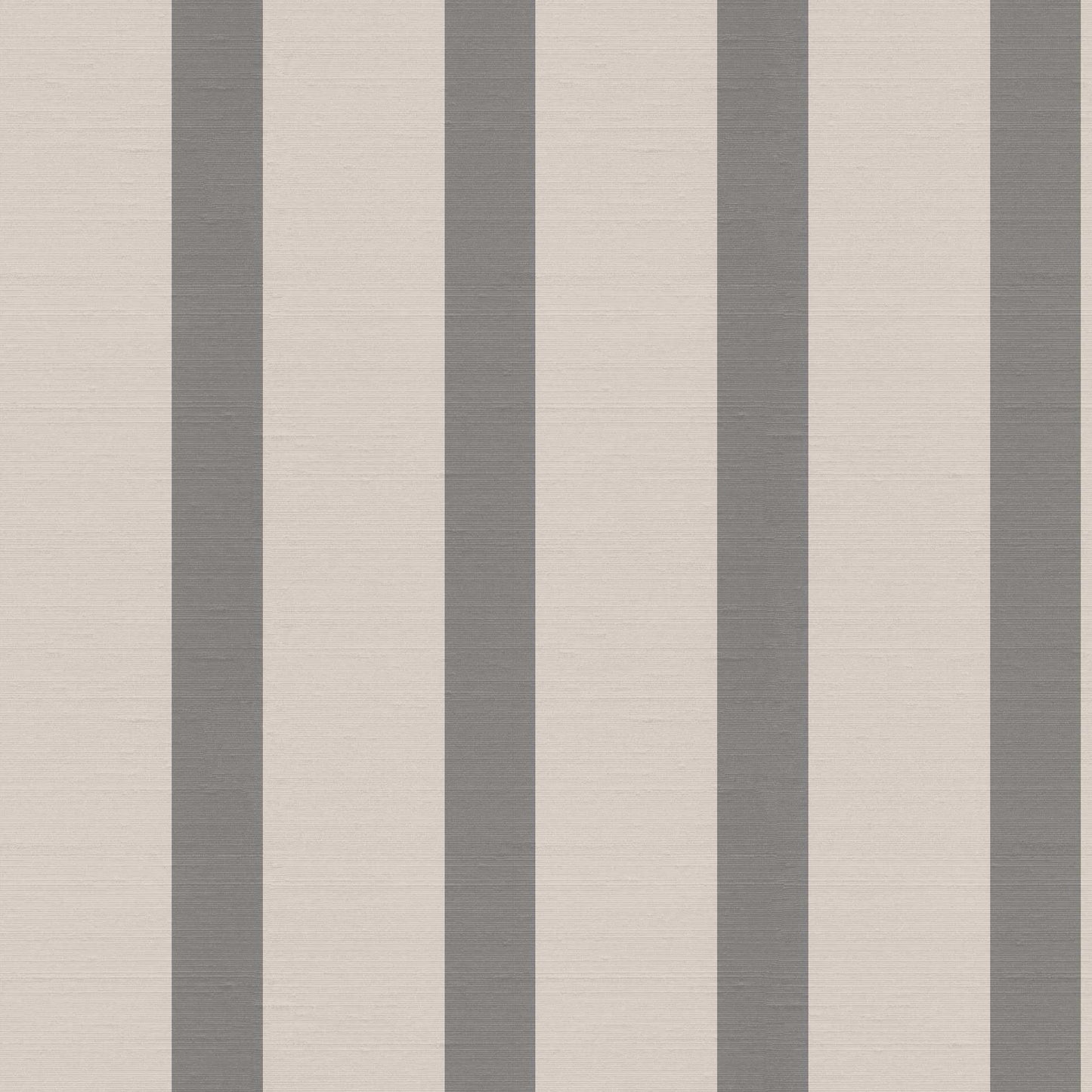 Seahorn wallpaper detail – grey and beige uneven stripes with a soft silk shimmer