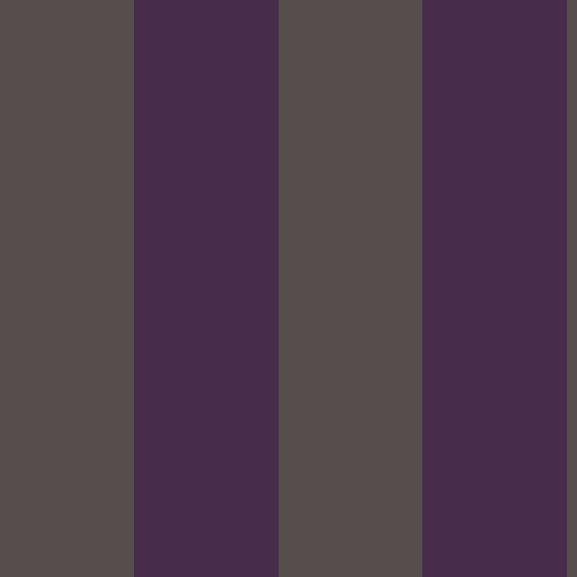 Emerson wallpaper pattern detail – wide grey and aubergine purple vertical stripes