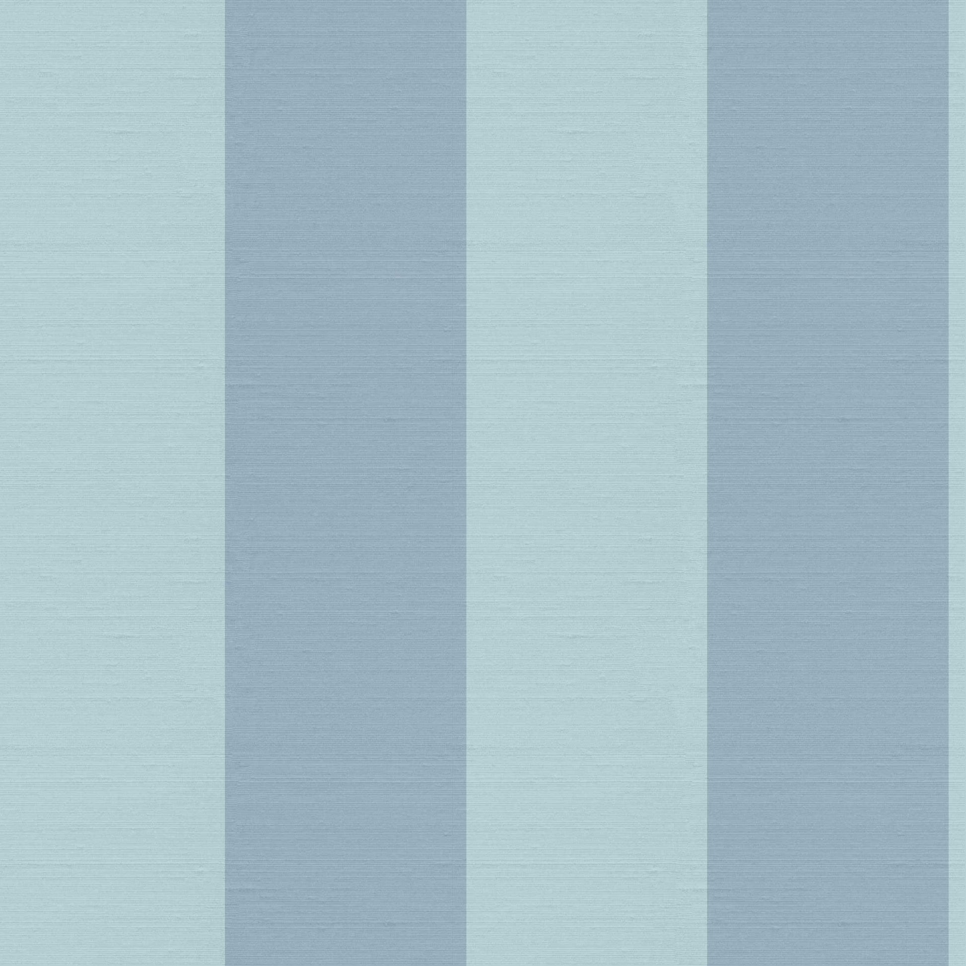 Light blue striped wallpaper pattern detail showing subtle sheen and tonal variation