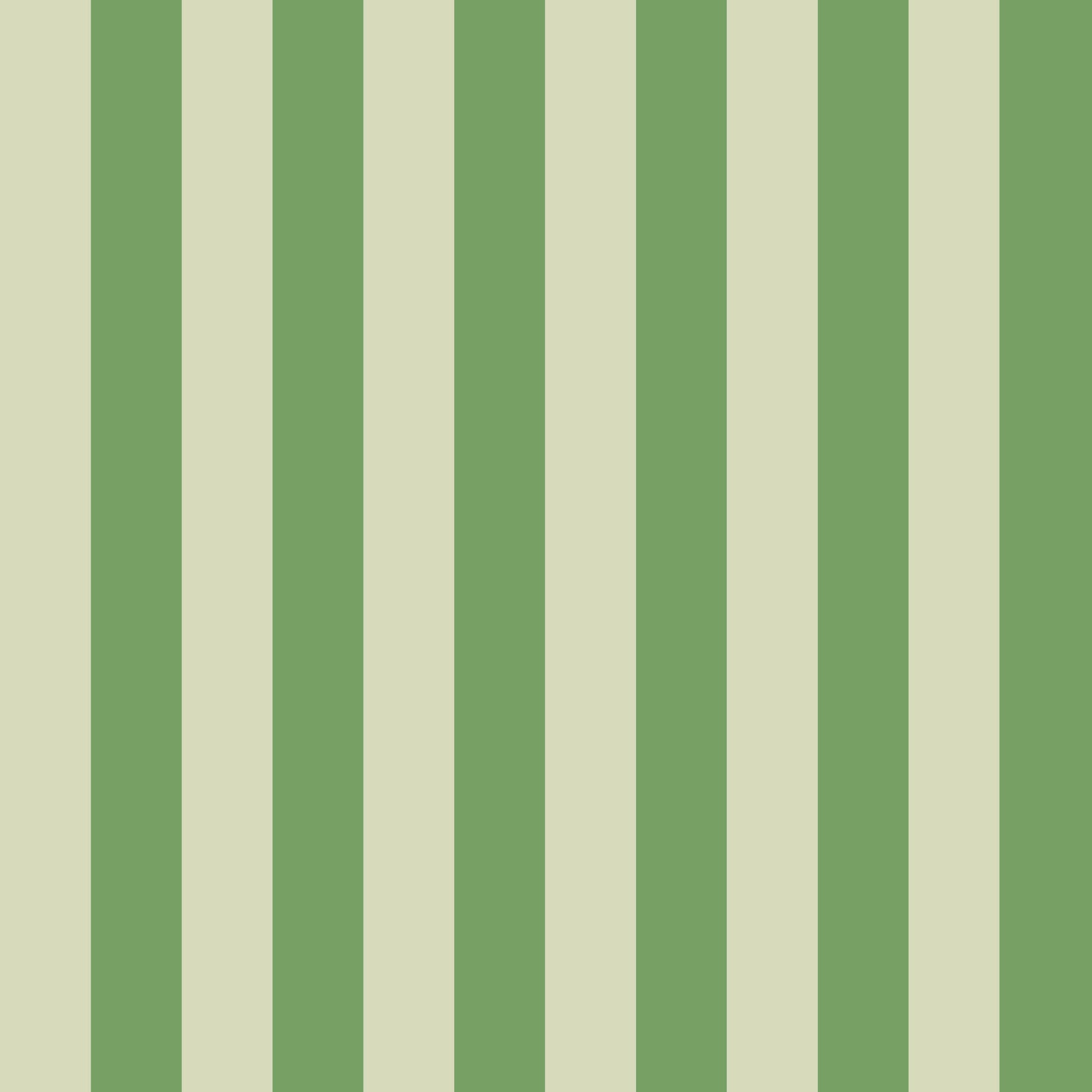 Athens wallpaper detail – moss and pale green stripes on smooth matte finish
