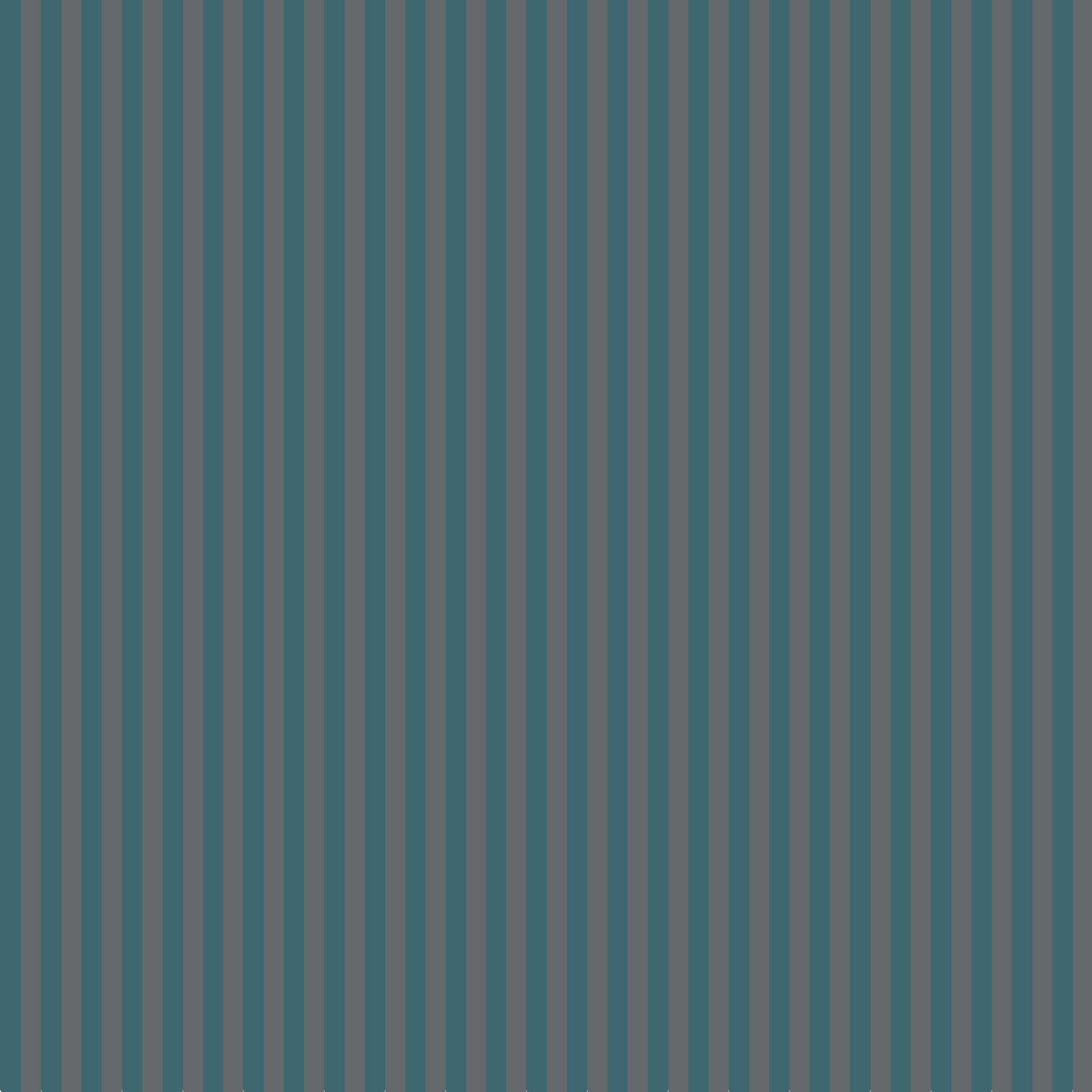 Blue and grey stripe wallpaper detail with tight ½-inch vertical stripes