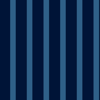 Morslay wallpaper detail – navy and sapphire uneven stripes on a smooth matte finish
