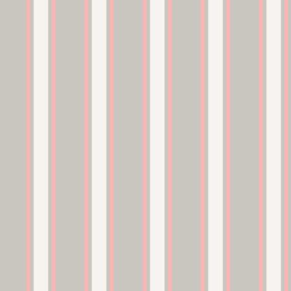 La Solana wallpaper detail – pink, grey, and white vertical stripes