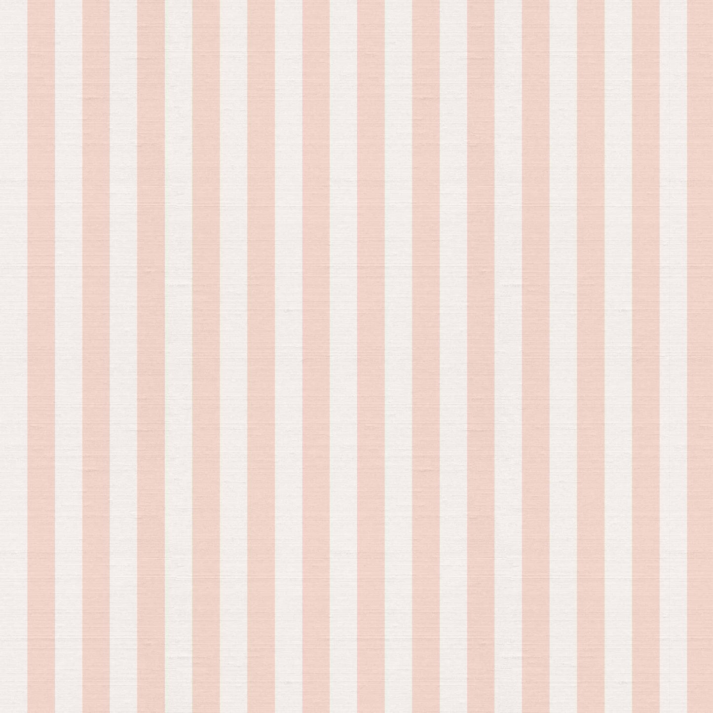 Laurice wallpaper detail – blush pink and warm white stripes with silk finish