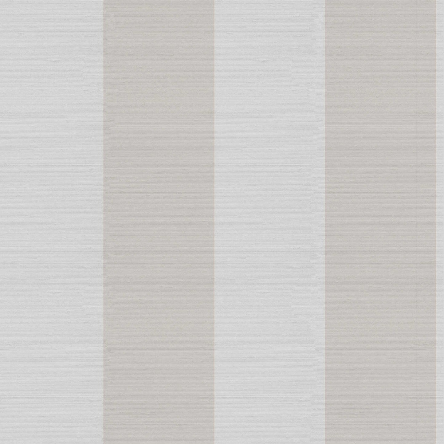 Emerson wallpaper pattern detail – silver and grey wide stripes with a soft silk sheen