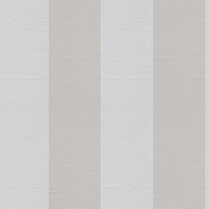 Emerson wallpaper pattern detail – silver and grey wide stripes with a soft silk sheen