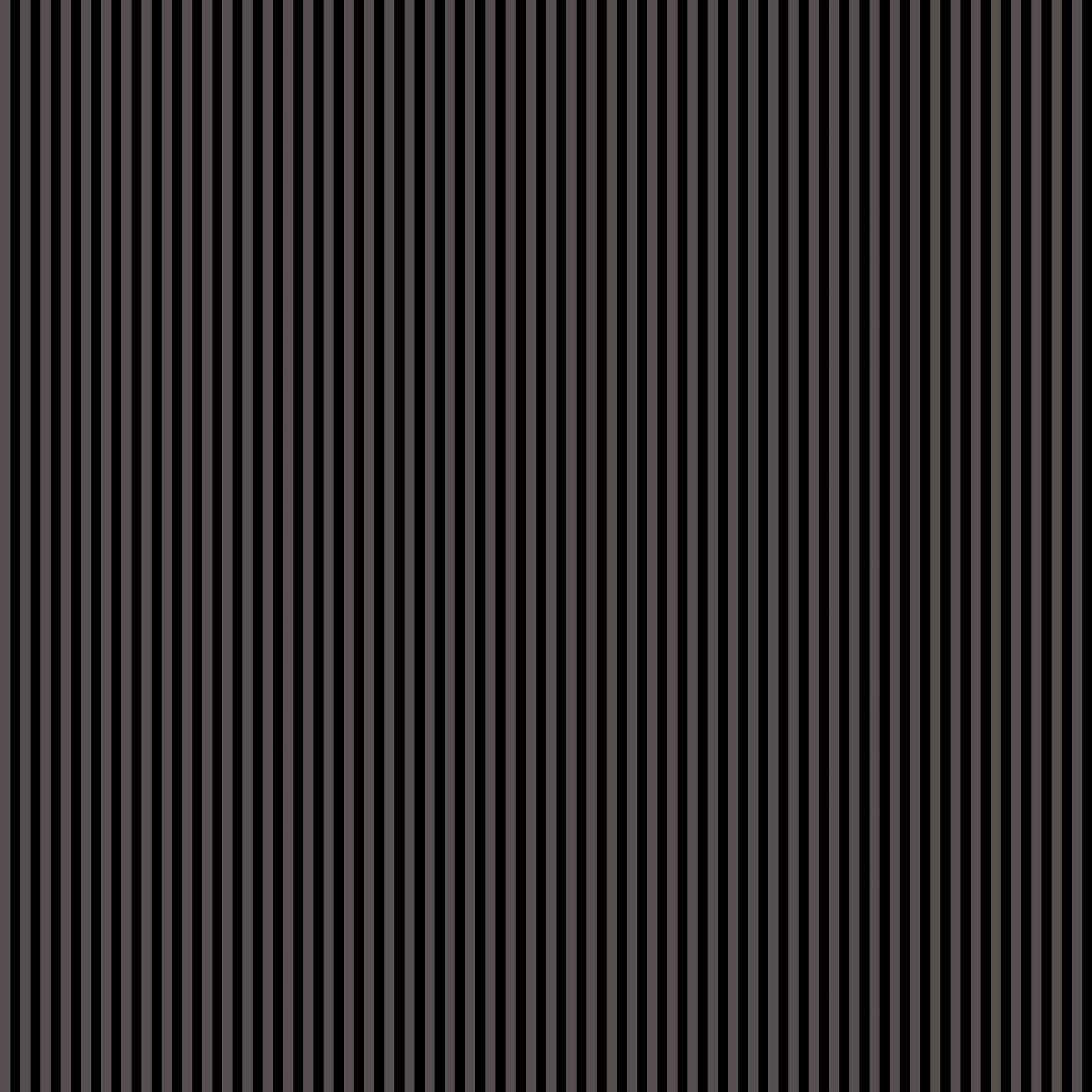 Taos wallpaper detail – ¼-inch black and near-black charcoal stripes in smooth finish