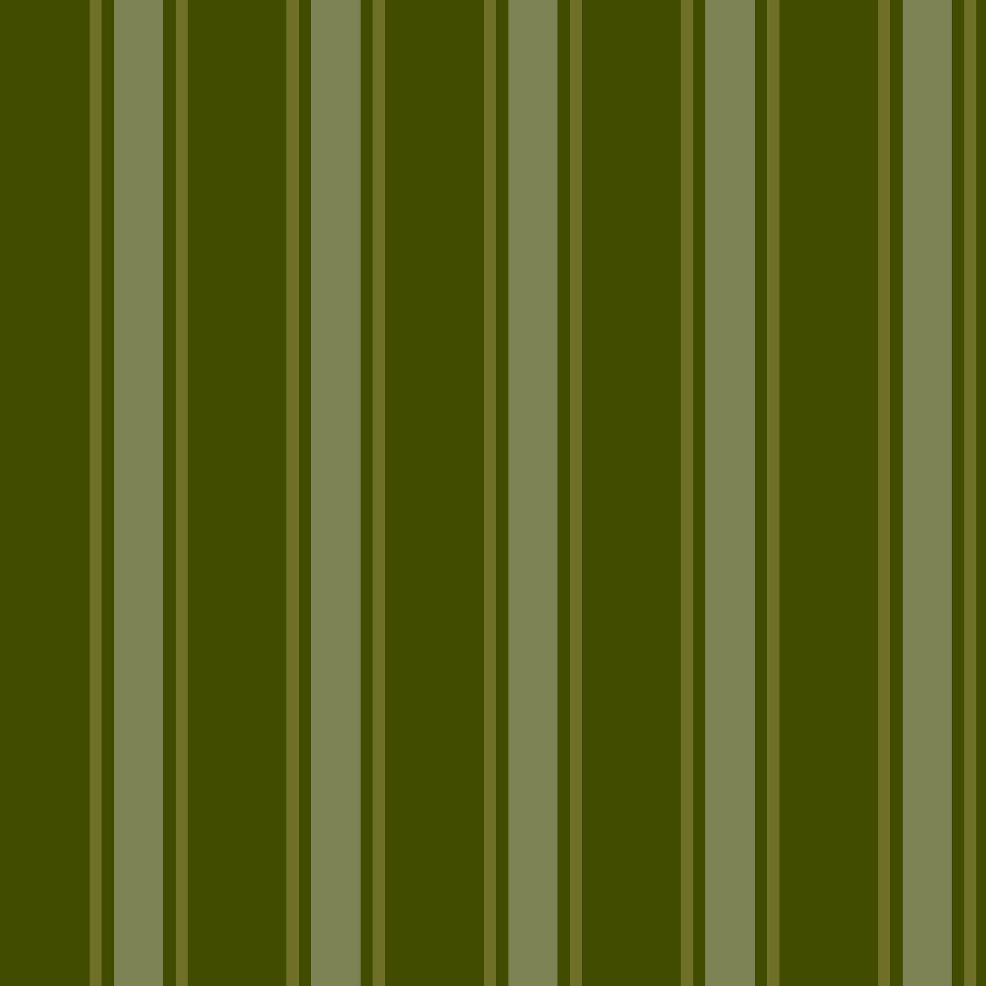 La Solana wallpaper detail showing canopy, myrtle, and olive triple stripes on matte finish