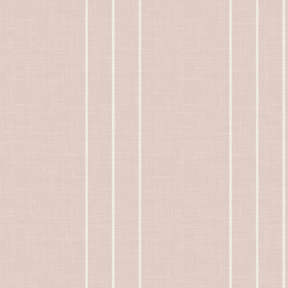 Arno wallpaper pattern detail – ivory ground with fine white pinstripes and linen texture