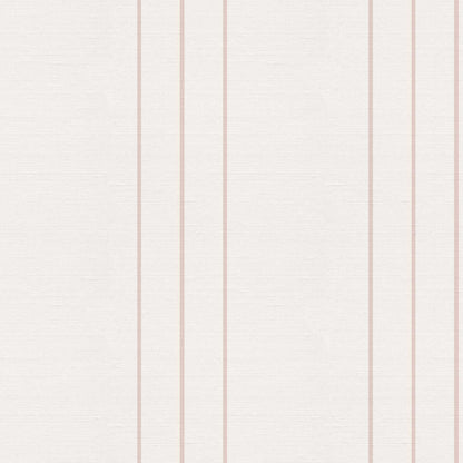 Arno Ivory Billow wallpaper pattern detail – ivory ground with blush-taupe pinstripes and subtle silk sheen